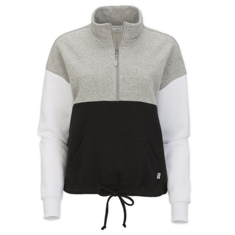 Boxercraft Women’s Fleece Colorblock 1/4 Zip