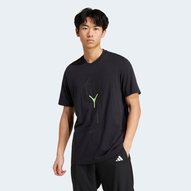 adidas Men’s Tennis 3 Rackets Graphic Tee