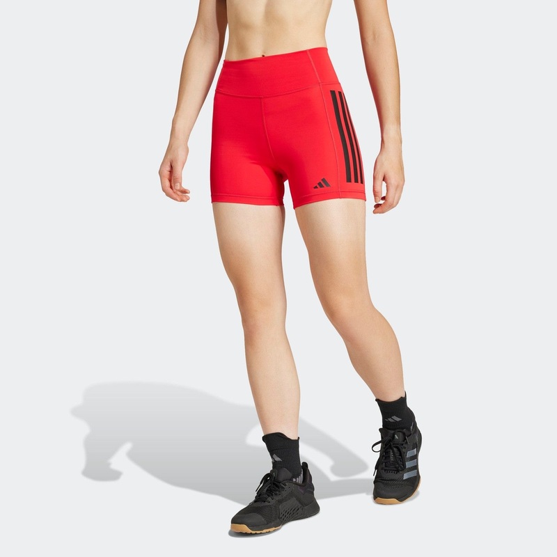 adidas Women’s Optim 3-Stripes 1/4 Shorts