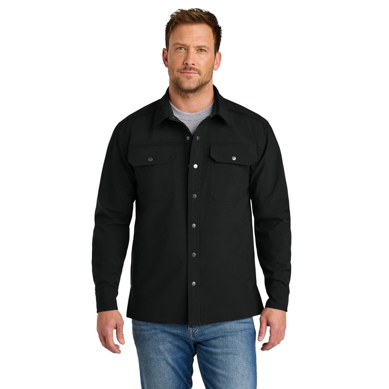 CornerStone Men’s Soft Shell Shirt Jacket CSJ73