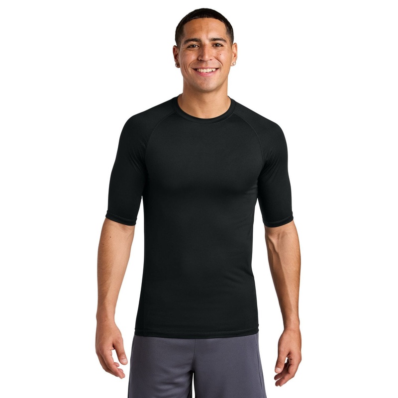 Sport-Tek Men’s PosiCharge Compression 1/2-Sleeve Tee ST120