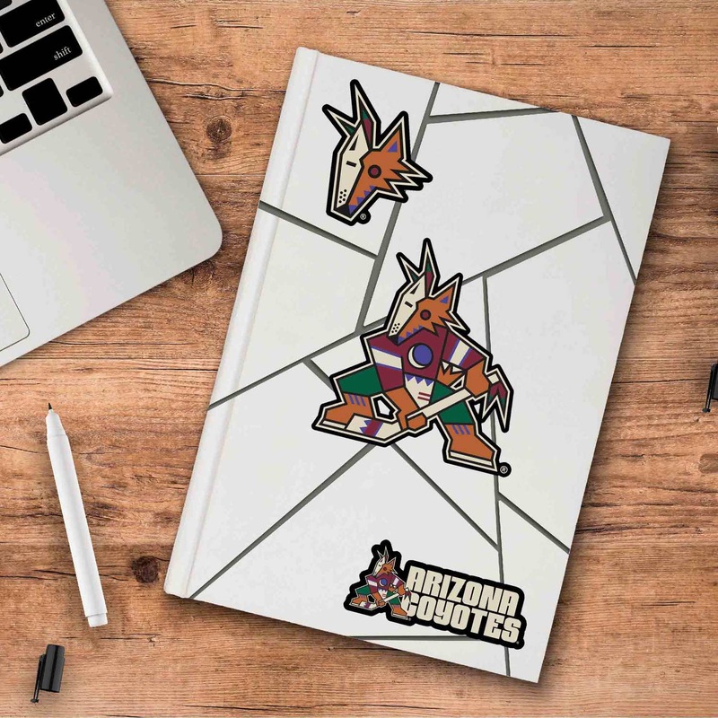 Fanmats Arizona Coyotes 3 Piece Decal Sticker Set