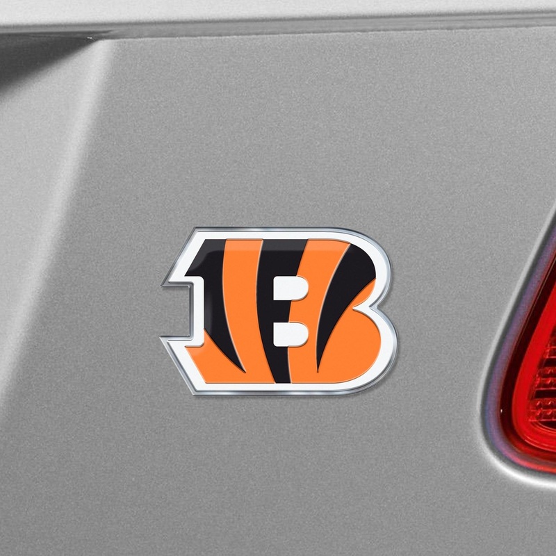 Fanmats Cincinnati Bengals Heavy Duty Aluminum Embossed Color Emblem – Alternate