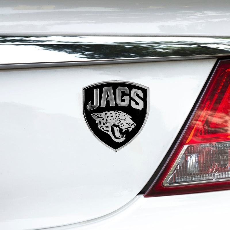 Fanmats Jacksonville Jaguars Molded Chrome Plastic Emblem
