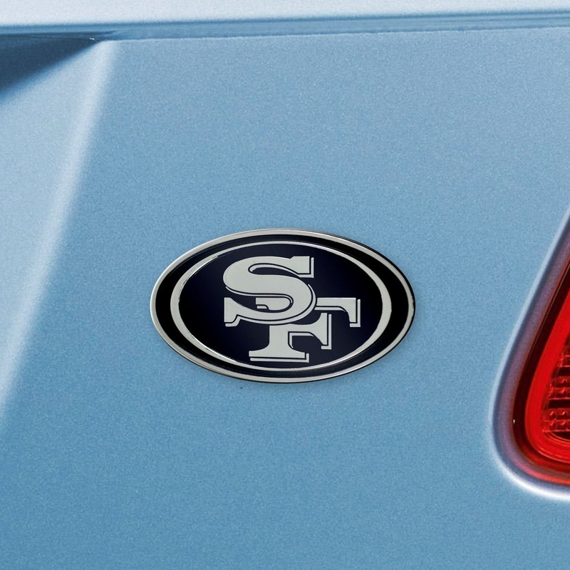 Fanmats San Francisco 49ers 3D Chrome Metal Emblem