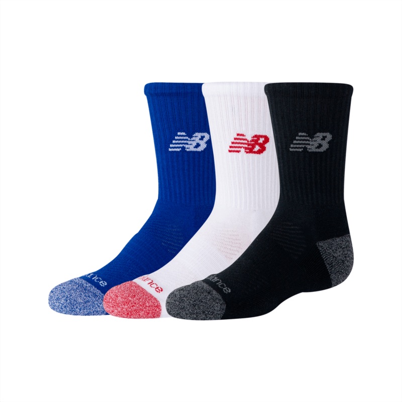 New Balance Youth Active Crew Socks 3 Pairs