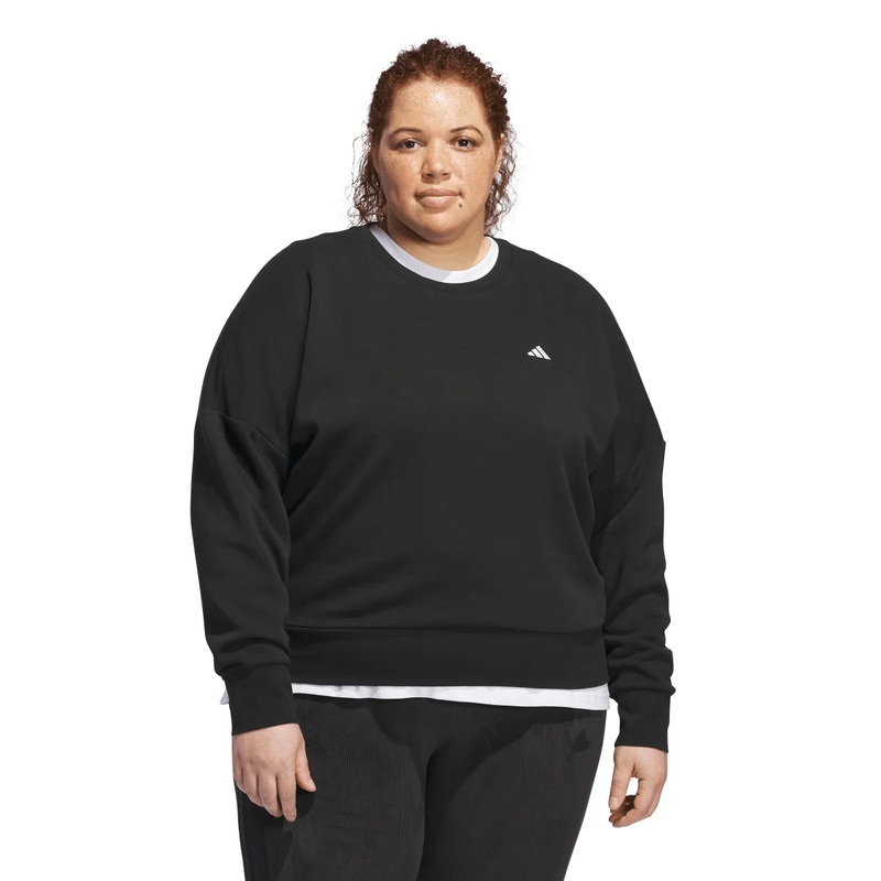 adidas Women’s Essentials Feel Cozy Sweatshirt (Plus Size)