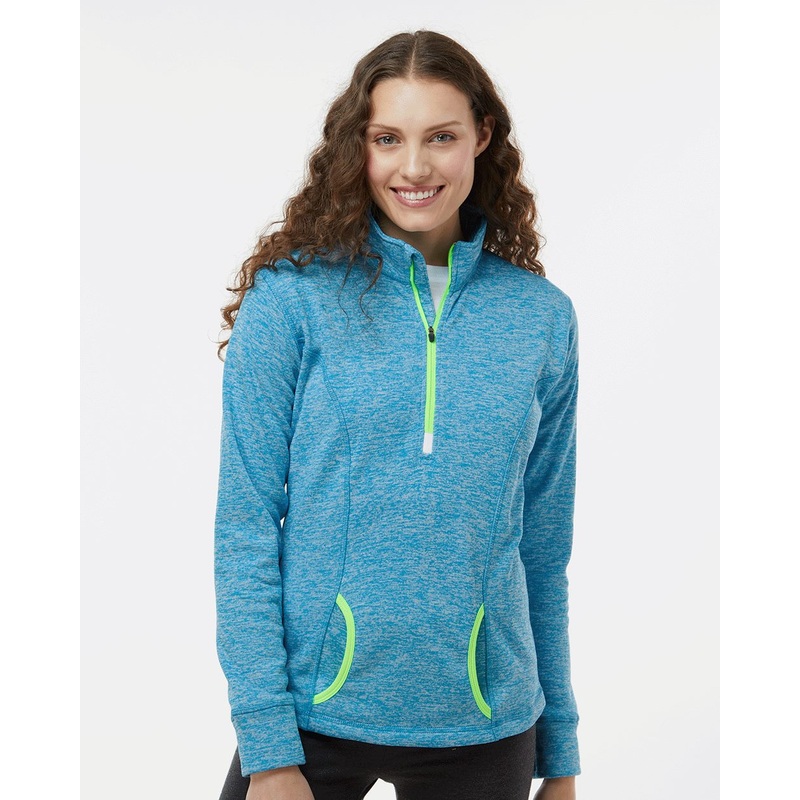 J. America Women’s Cosmic Fleece Quarter-Zip Pullover