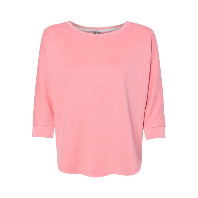 J. America Women’s Lounge Fleece Dolman Crewneck Sweatshirt