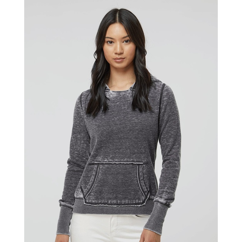 J. America Women’s Zen Fleece Hooded Sweatshirt 4518