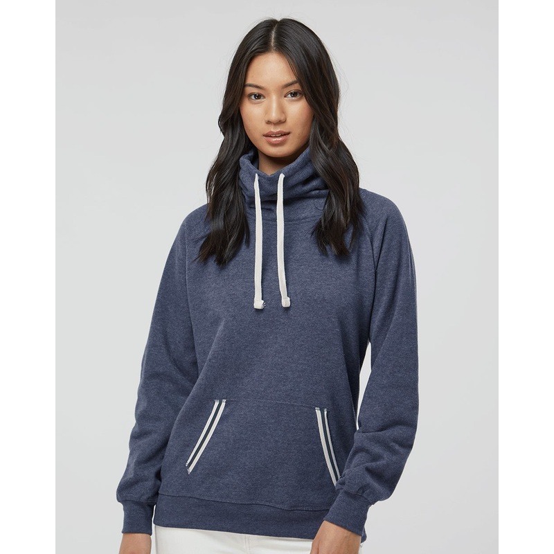J. America Women’s Relay Cowl Neck Sweatshirt