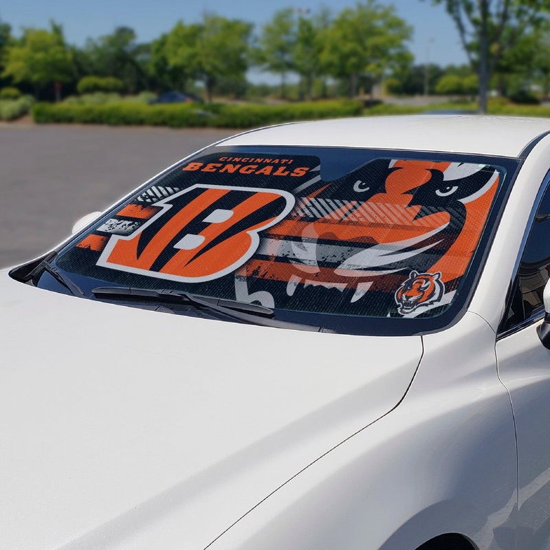 Fanmats Cincinnati Bengals Windshield Sun Shade