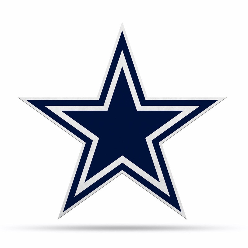 Rico Industries Dallas Cowboys Pennant Shape Cut Logo Design