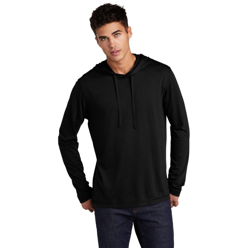 Sport-Tek Men’s PosiCharge Tri-Blend Wicking Long Sleeve Hoodie