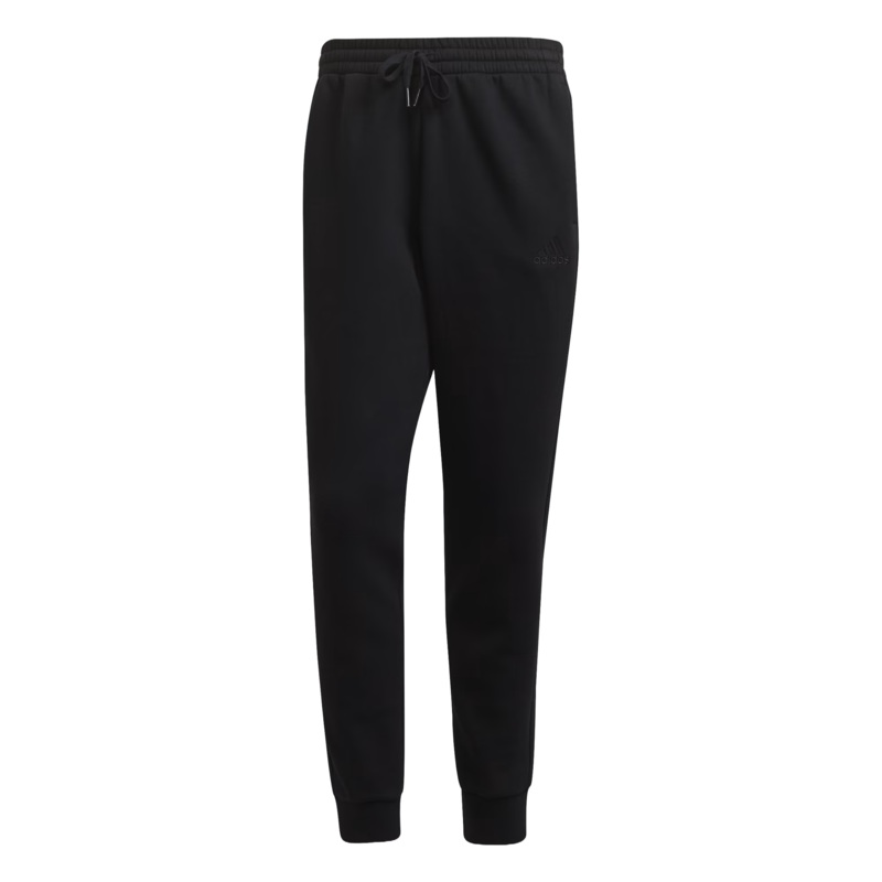 adidas Men’s Essentials French Terry Tapered-Cuff 3-Stripes Pants