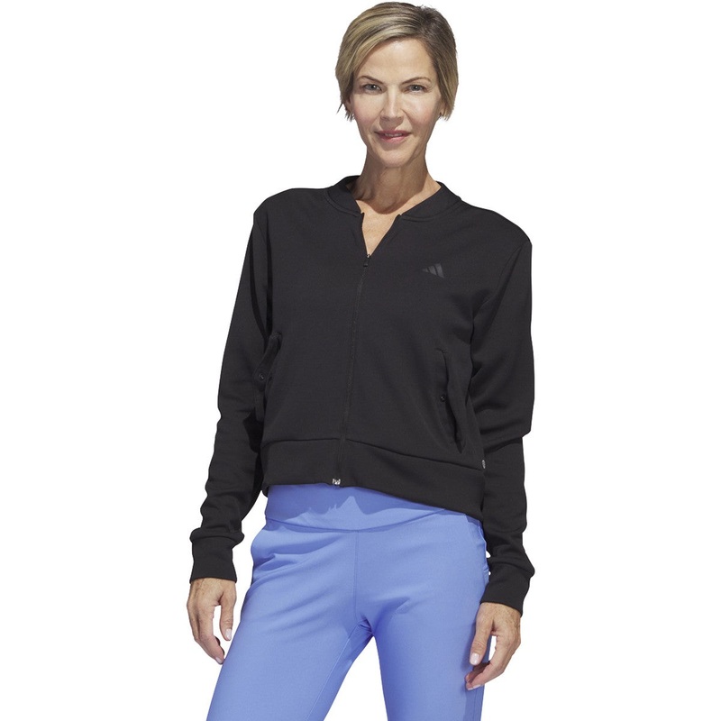 adidas Women’s Full Zip Knit Golf Bomber Jacket