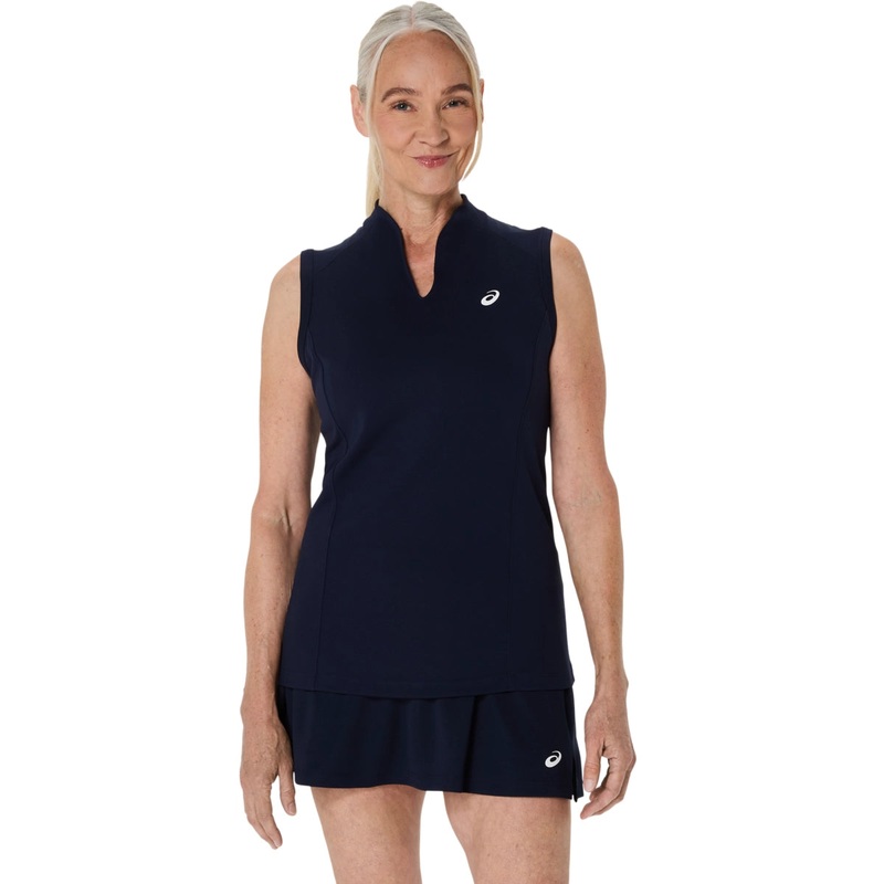Asics Women’s Court Tank|Midnight|Brilliant White|Blue Coast|XS|S|M|L|XL|2XL