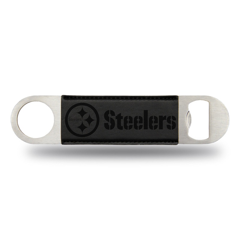 Rico Industries Pittsburgh Steelers Laser Engraved Bar Blade Bottle Opener
