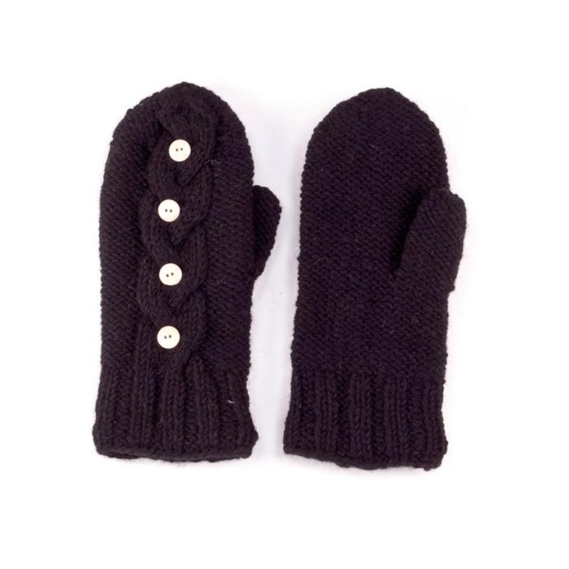 Women’s Haven Knitted Mittens|BLACK|GREY|ARMY|OATMEAL|OS