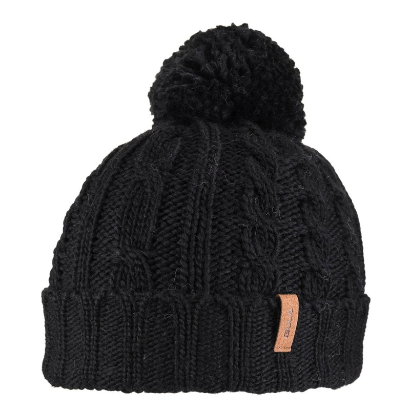 LOLA BEANIE|BLACK|DENIM BLUE|FUSCHIA|HEATHER GREY|OS