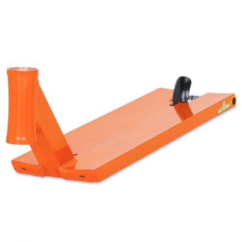Willow Scooter Deck|TRANS ORANGE|RAW|BLACK
