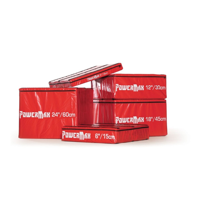 Gill Athletics Soft Plyoboxes|3″|6″|12″|18″|24″|Set of 5: 3″, 6″, 12″, 18″, 24″