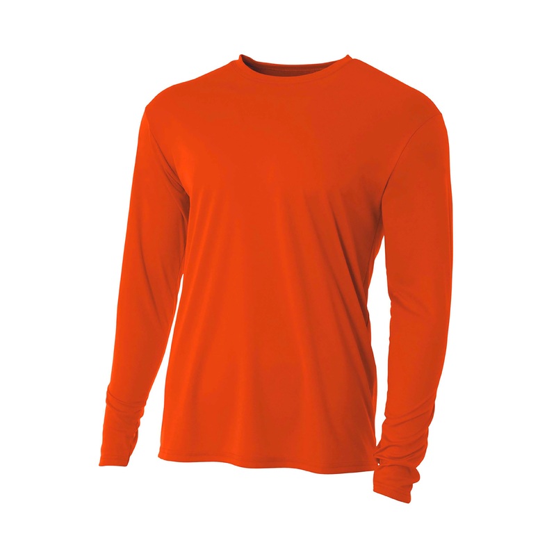 A4 Youth Cooling Performance Long Sleeve Crew