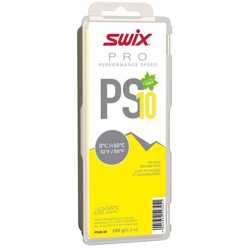 Swix PS10 Yellow Glide Wax|60G|180G