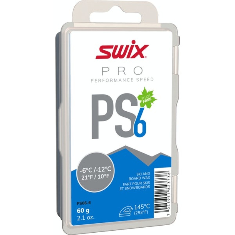 Swix PS6 Blue Glide Wax|60G|180G