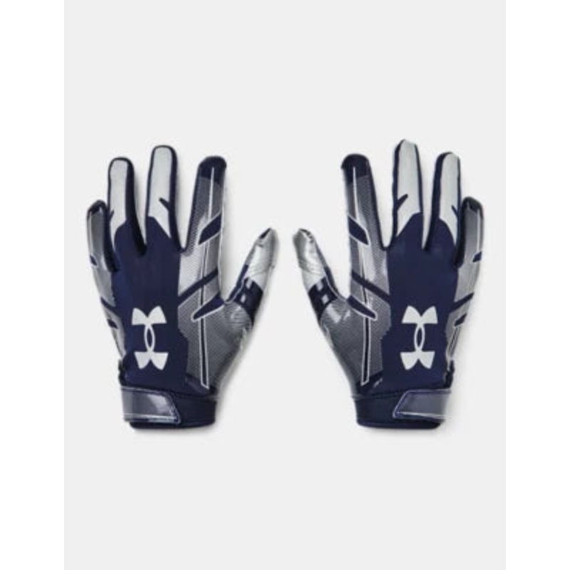 F8 Football Gloves Youth|MIDNIGHT/SILVER|BLACK/SILVER|WHITE/SILVER|ROYAL BLUE/SILVER|RED/SILVER|PINK/SILVER|S|M|L