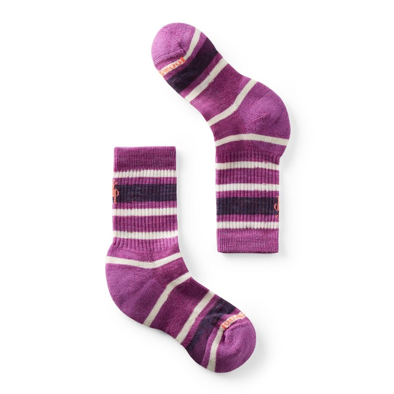 Kids’ Hike Light Cushion Striped Crew Socks