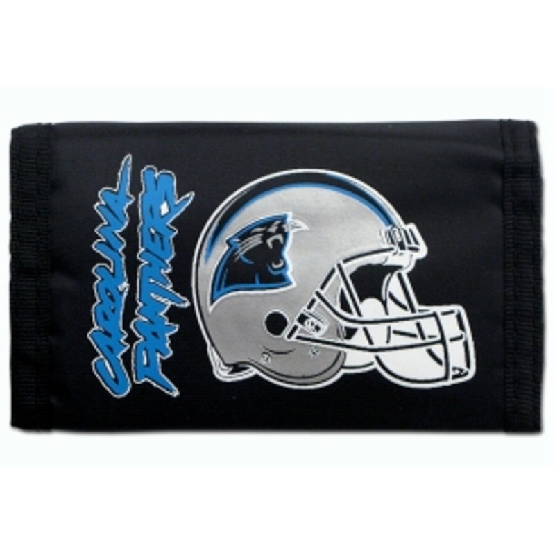 Rico Industries Carolina Panthers Nylon Trifold Wallet
