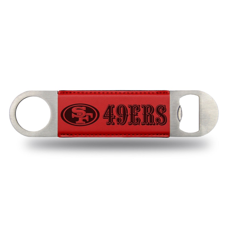 Rico Industries San Francisco 49ers Laser Engraved Bar Blade Bottle Opener