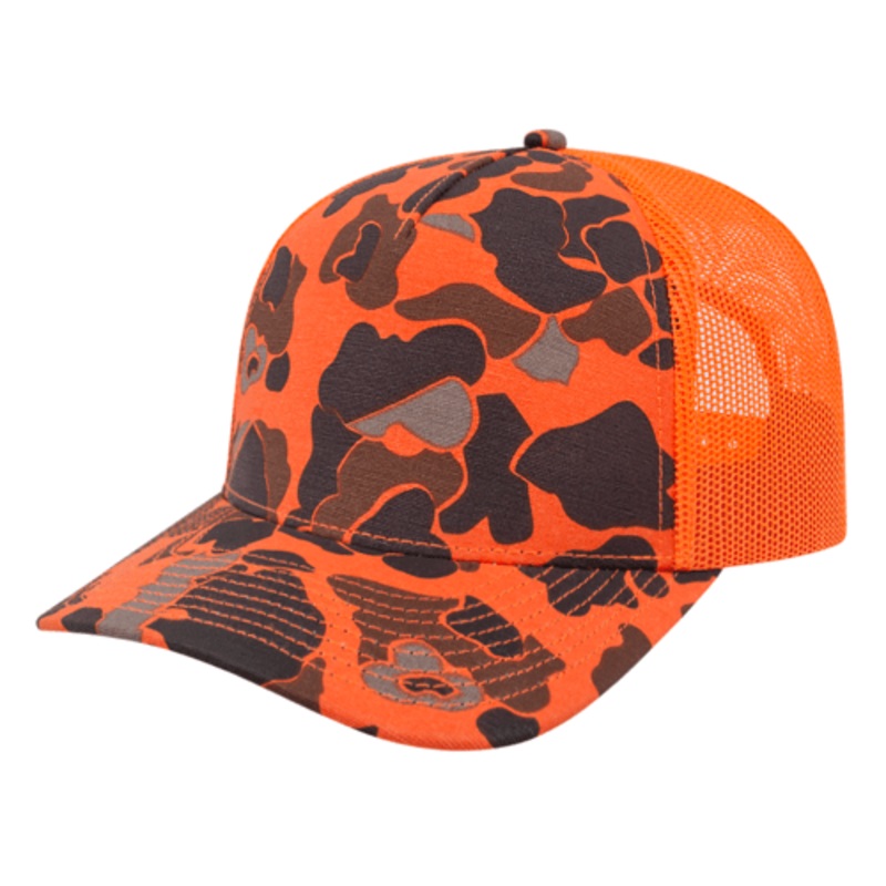 Cap America Duck Camo Trucker Mesh Back Cap