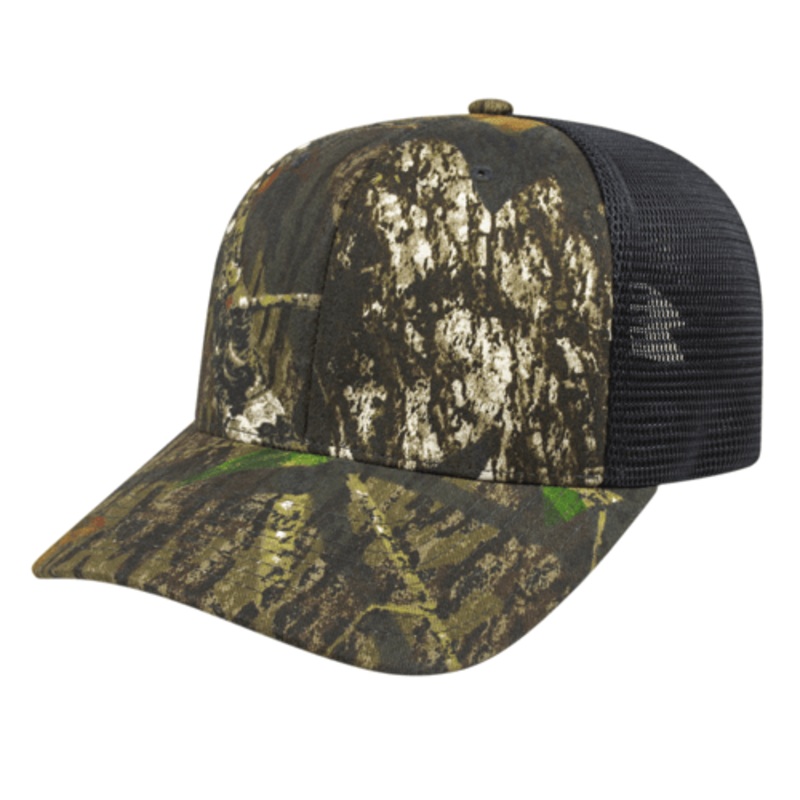 Cap America Flexfit 110 Premium Camo Trucker Mesh Back Cap