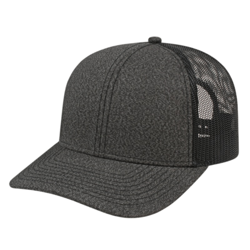 Cap America i8518 Premium Mlange Trucker Mesh Back Cap