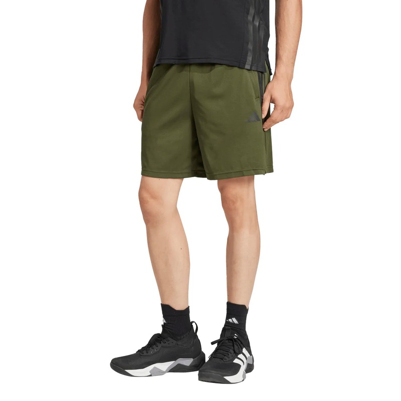 adidas Men’s Train Essentials Piqu 3-Stripes Shorts