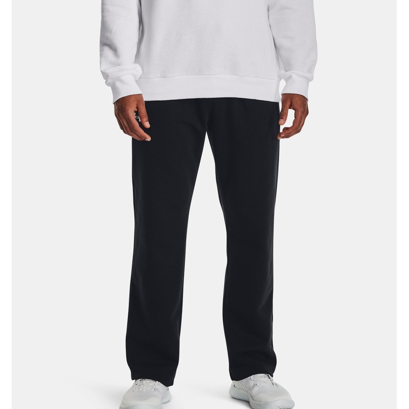 Men’s UA Rival Fleece Pants|BLACK/WHITE|CASTLEROCK LIGHT HEATHER/WHITE|MOD GREY|MIDNIGHT NAVY|S|M|L|XL|XXL|XXXL