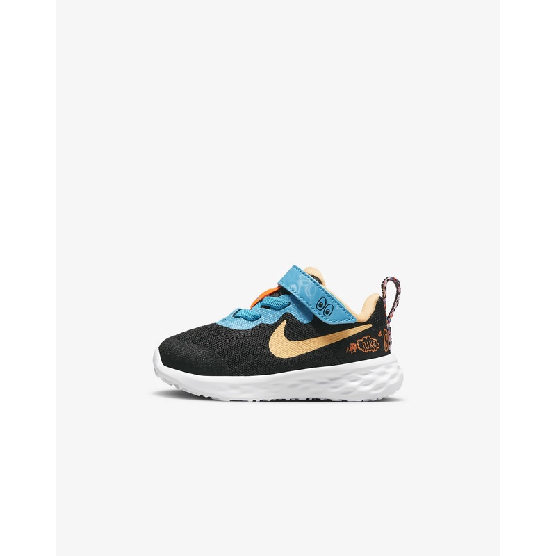Revolution 6 SE Toddler Shoes|BLACK/BLUE|4C|5C|6C|7C|8C|9C|10C
