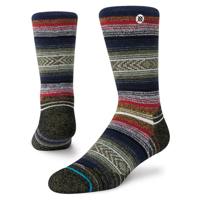 Windy Peaks Crew Socks|BLACK|S|M|L