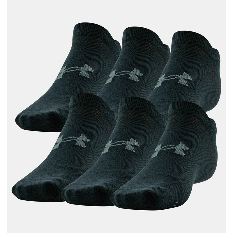 Men’s Essential No Show Socks – 6 Pack