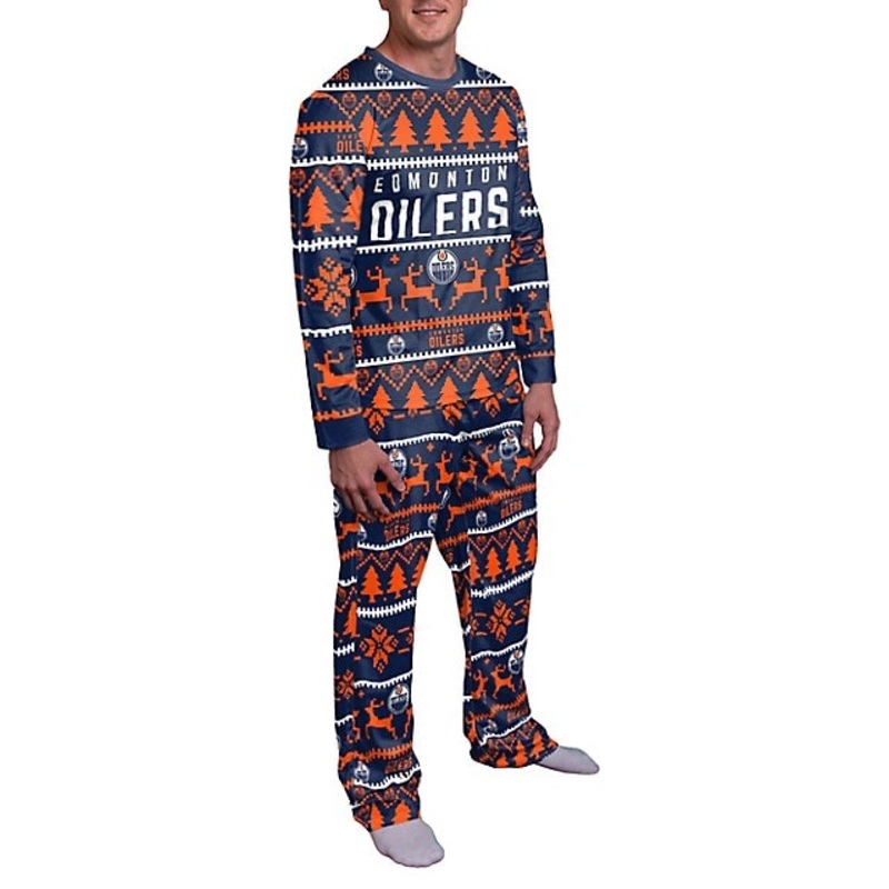 Edmonton Oilers Wordmark 2-Piece Pajama Set