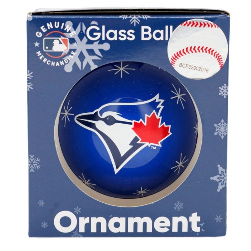 Glass Ball Christmas Ornament- Toronto Blue Jays