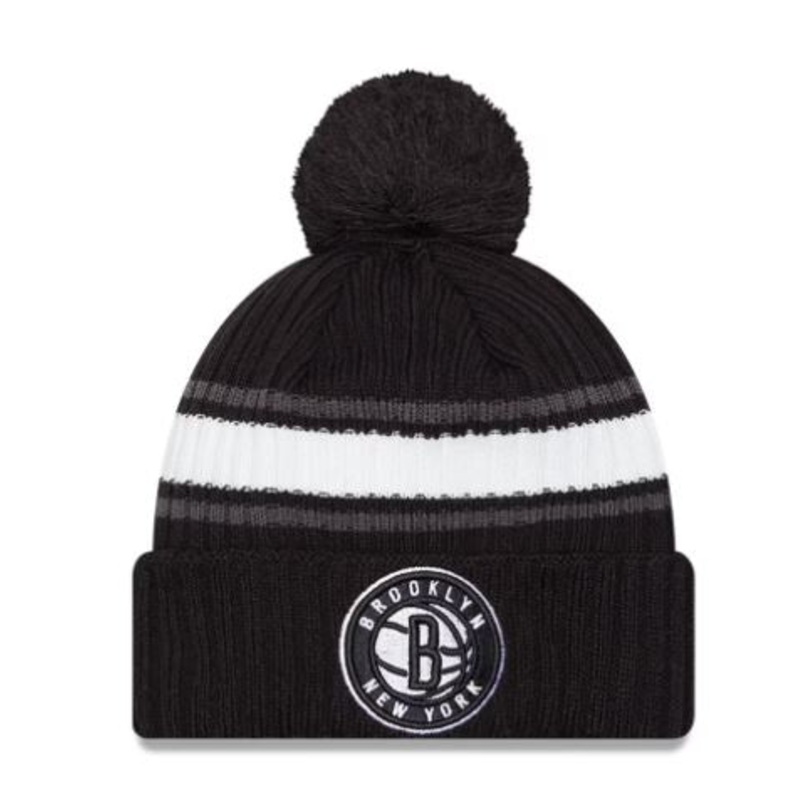 NBA Knitfold E3 Stripe Cuffed Pom Knit Toque