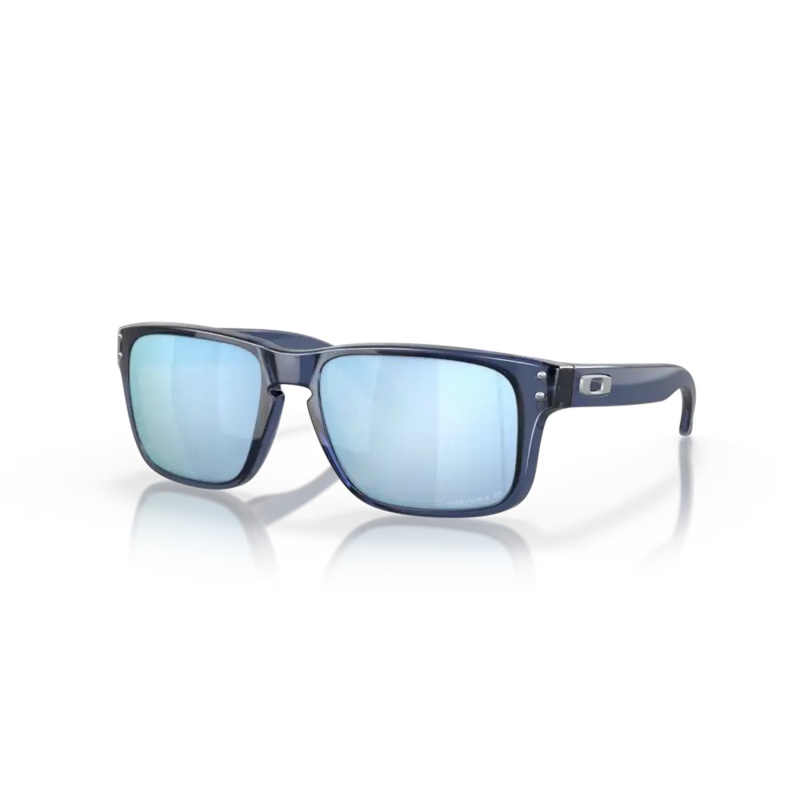 Holbrook XS (Youth Fit)|TRANSPARENT STONEWASH/PRIZM DEEP WATER POLARIZED