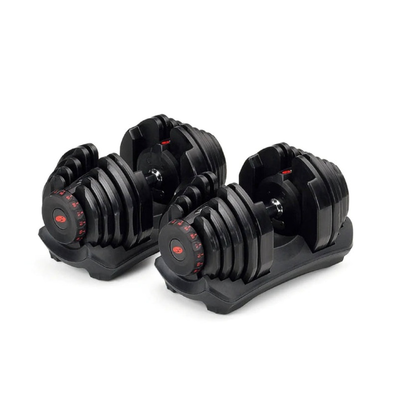 1090 SelectTech Adjustable Dumbbells- Pair (10-90lbs)