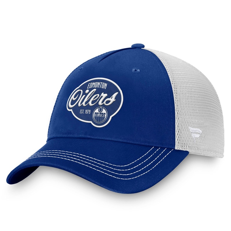 NHL Women’s Fundamental 5 Panel Mesh Hat- Edmonton Oilers