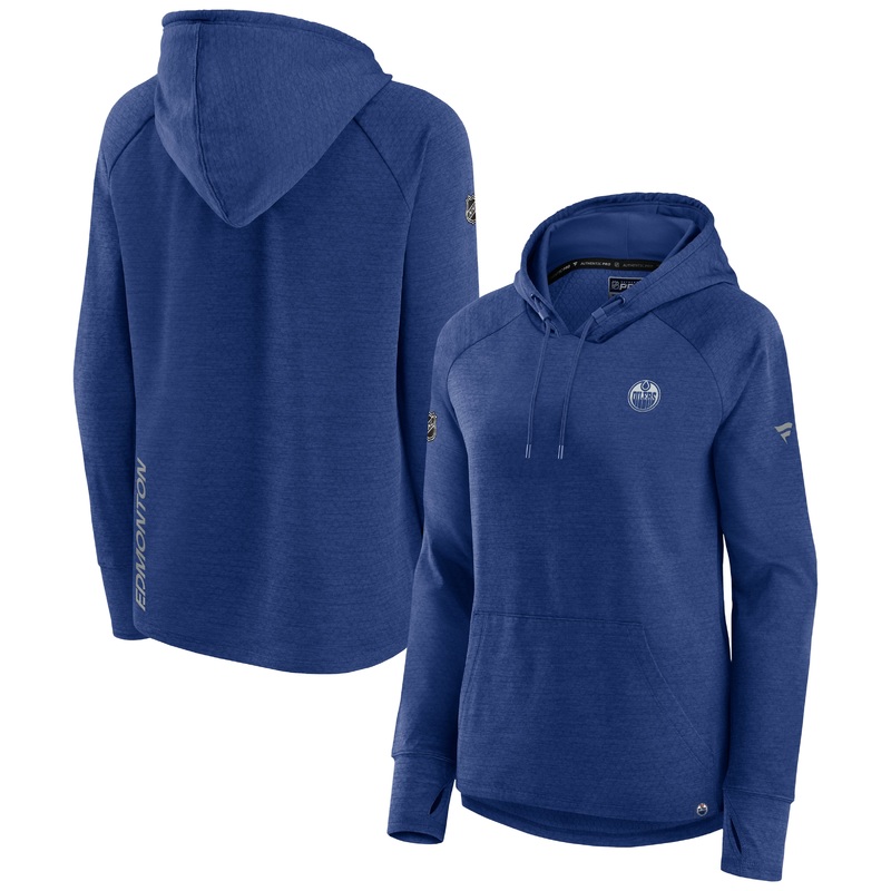 Edmonton Oilers Women’s Road Long Sleeve GEO Fleece Hoodie