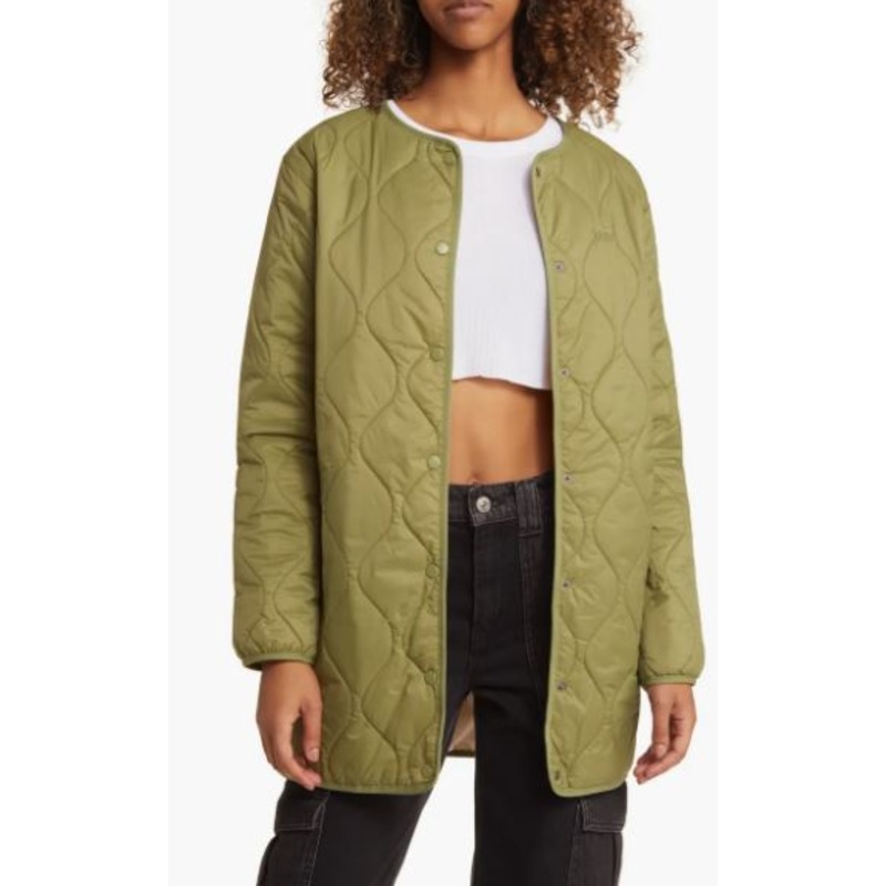 Women’s Forces Oversized Long Reversible Liner Jacket