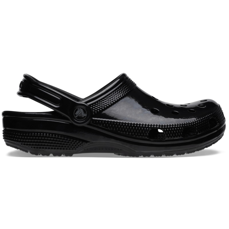 Classic High Shine Clog- Black